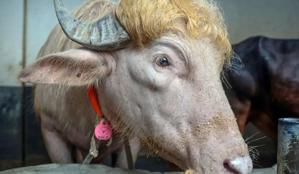 Búfalo ficou famoso na internet por Reprodução