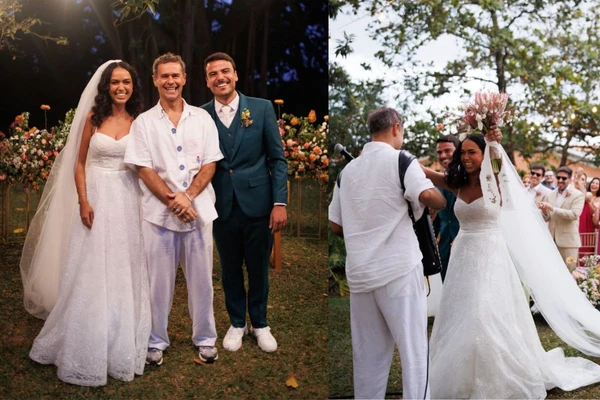 Marcelo Jeneci apareceu de surpresa em casamento