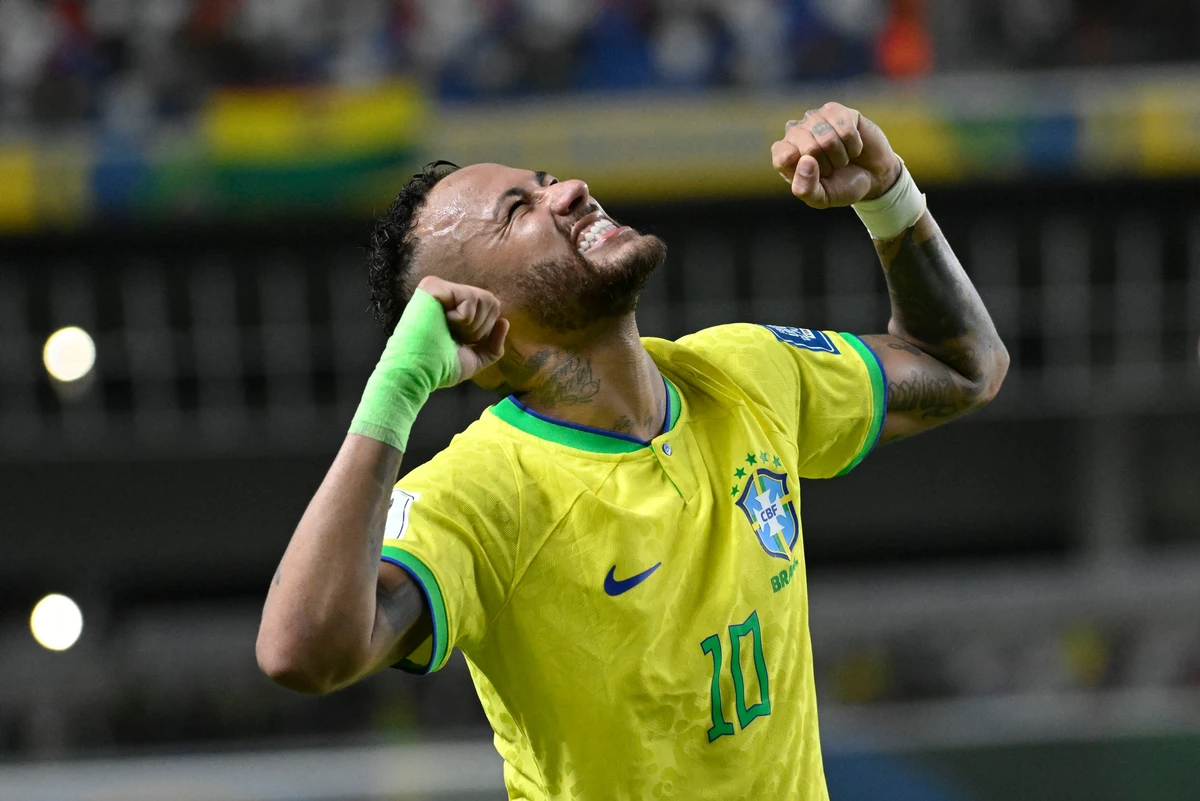 Neymar pela Seleção Brasileira por Shutterstock