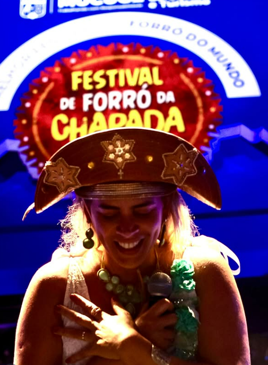 Thaise já se apresentou em eventos tradicionais como o São João de Mucugê e o Festival de Forró de Lençóis por Divulgação