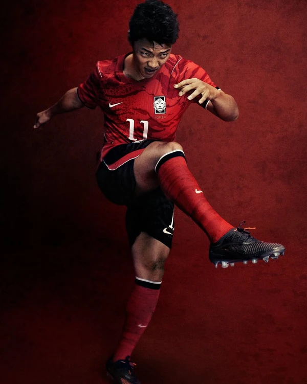Uniforme da Coreia do Sul para Copa do Mundo 2026 por Reprodução
