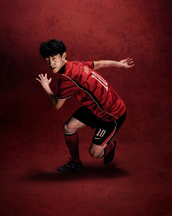 Uniforme da Coreia do Sul para Copa do Mundo 2026 por Reprodução