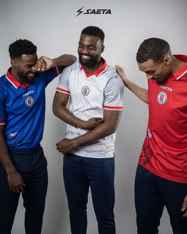 Uniforme do Haiti para Copa do Mundo 2026  por Reprodução