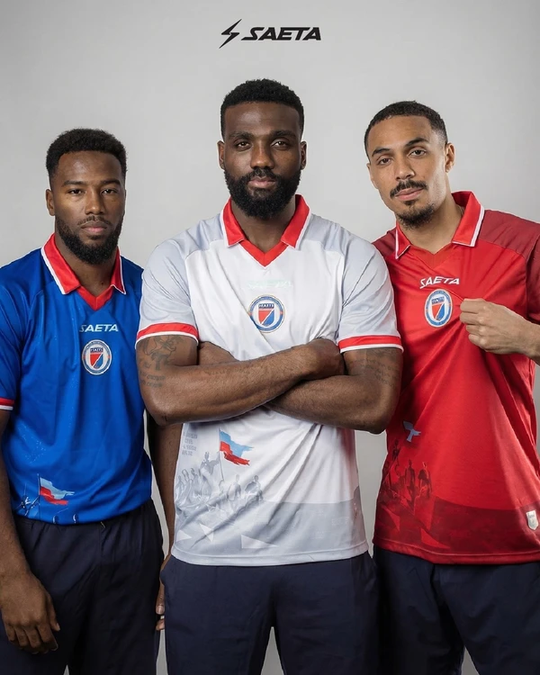 Uniforme do Haiti para Copa do Mundo 2026  por Reprodução