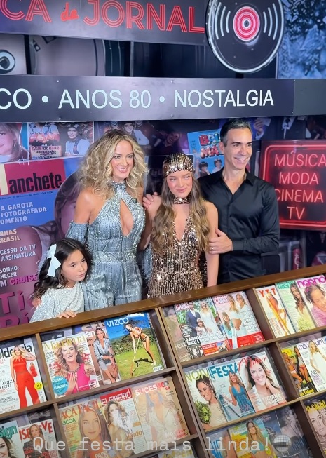 Festa de 50 anos de Ticiane Pinheiro por Reprodução/Instagram