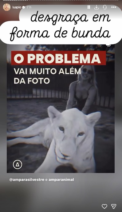 Luana Piovani detonou Virginia nos Stories