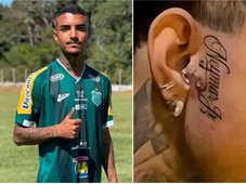 Imagem - Fã faz tatuagem no rosto em homenagem a Neymar: 'Coragem'