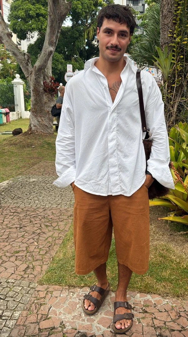 Look do primeiro dia do Mãos na Moda por Gabriela Cruz