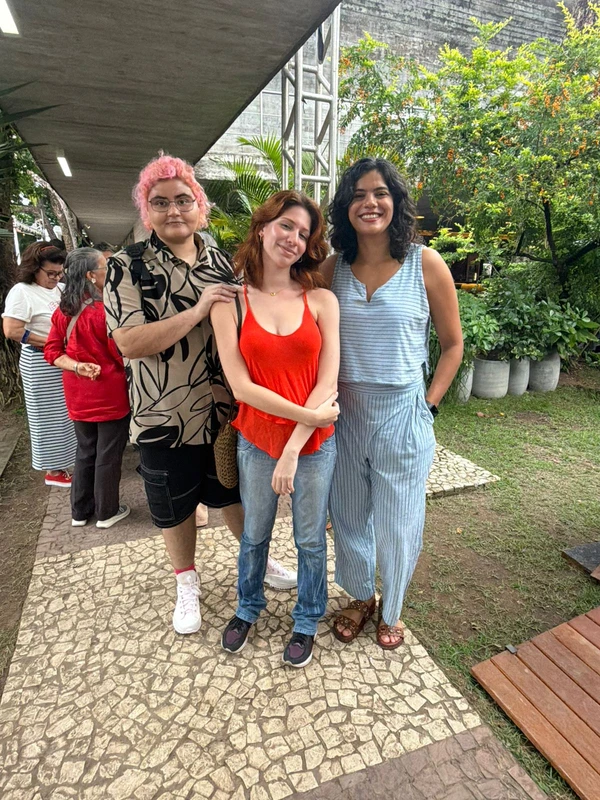 Look do primeiro dia do Mãos na Moda por Gabriela Cruz
