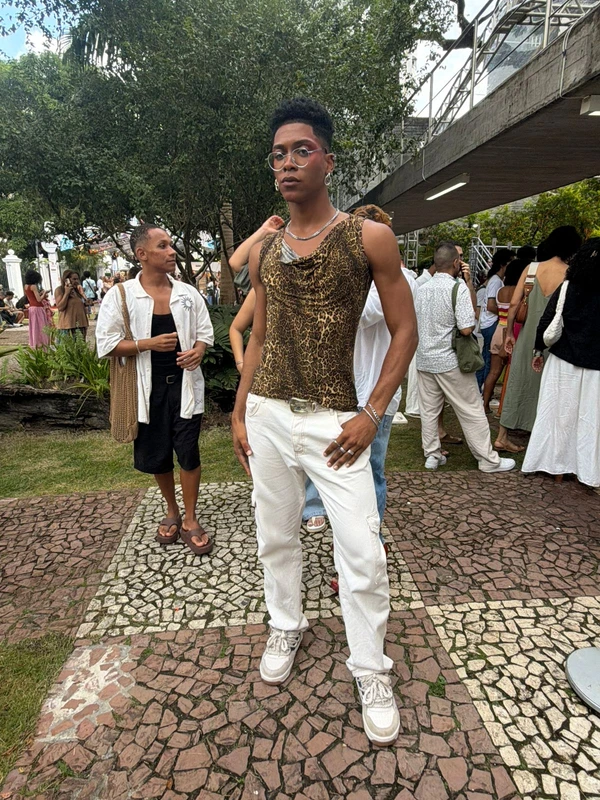 Look do primeiro dia do Mãos na Moda por Gabriela Cruz
