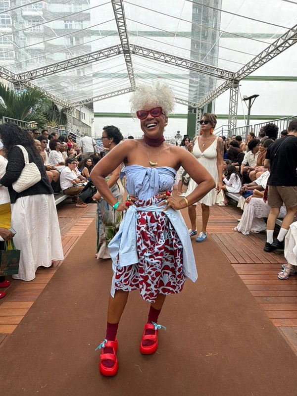 Look do primeiro dia do Mãos na Moda por Gabriela Cruz