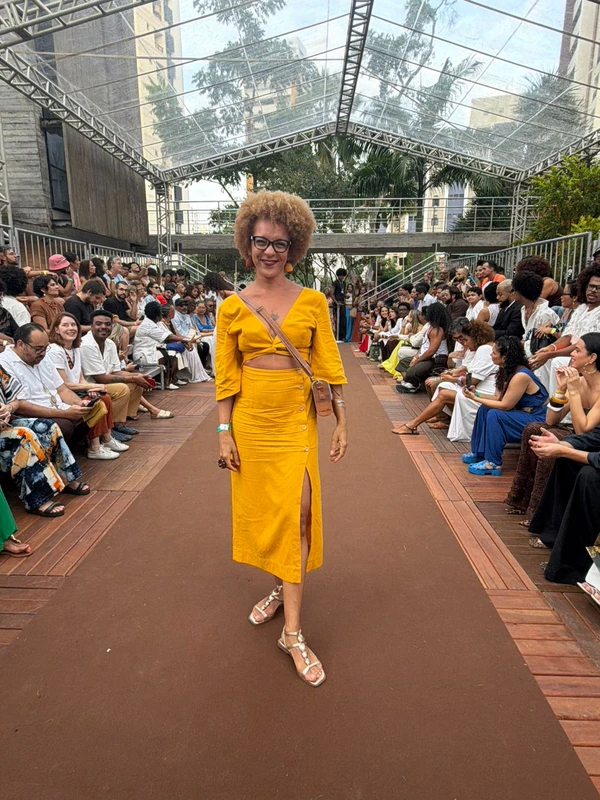 Look do primeiro dia do Mãos na Moda por Gabriela Cruz