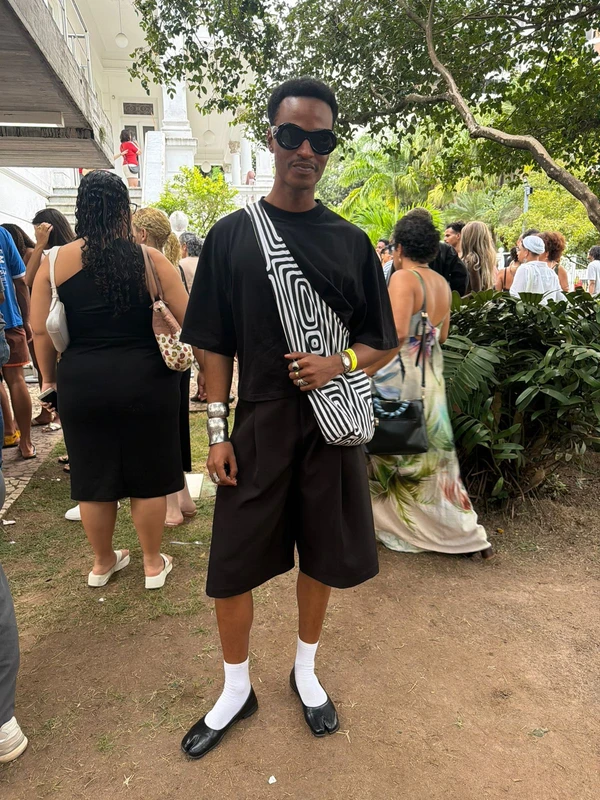 Look do primeiro dia do Mãos na Moda por Gabriela Cruz