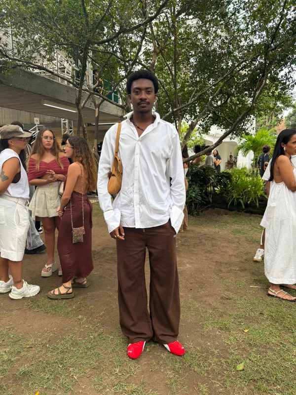 Look do primeiro dia do Mãos na Moda por Gabriela Cruz