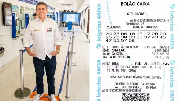 Alessandro Montenegro é dono do bolão que ganhou na Mega-Sena