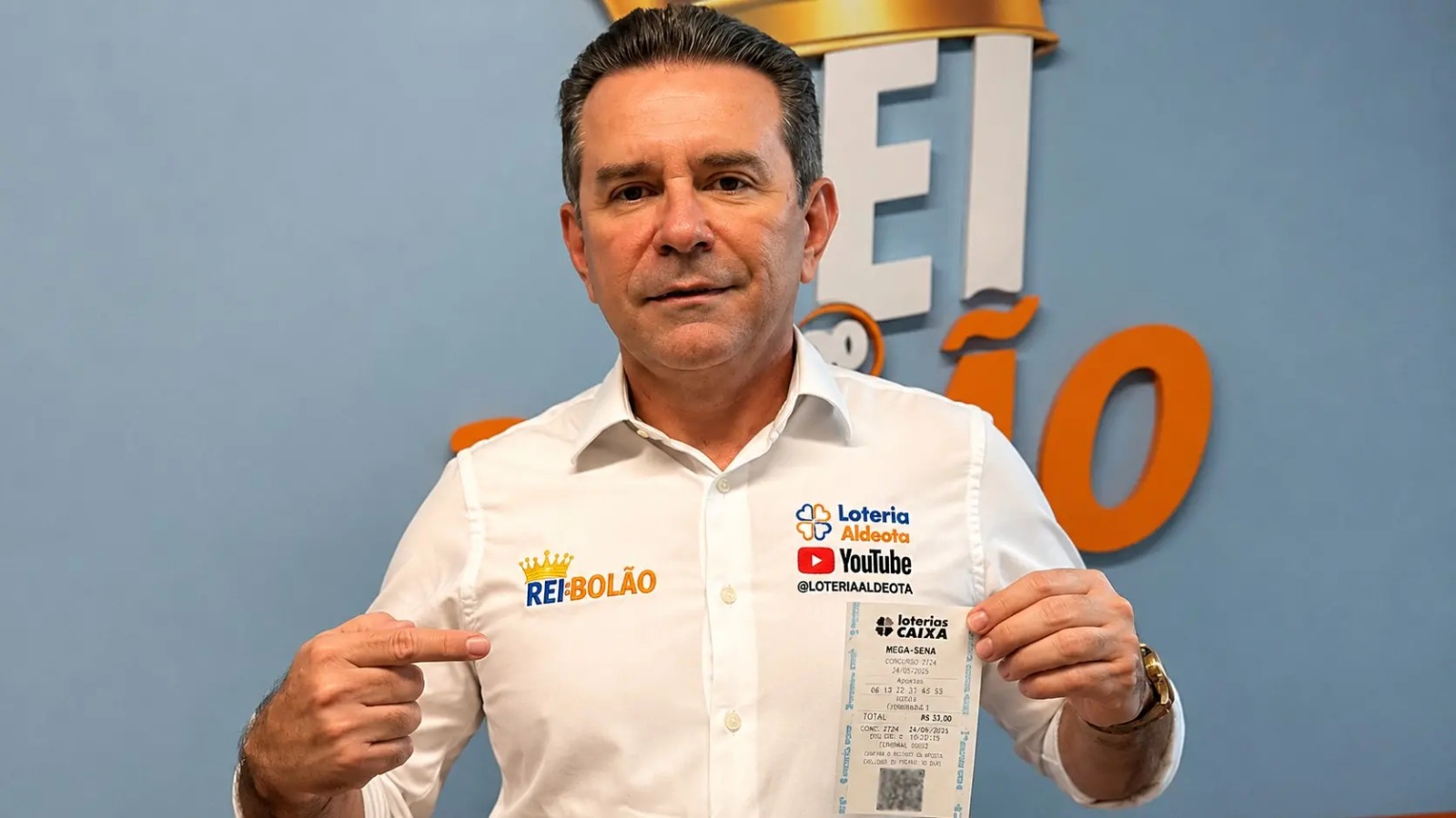 Alessandro Montenegro é dono do bolão que ganhou na Mega-Sena por Reprodução