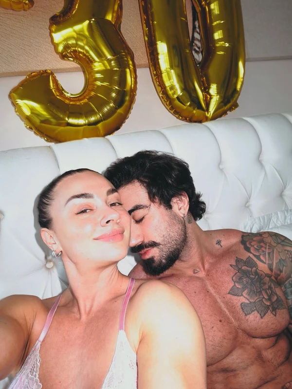 Diogo Basaglia e Juju Salimeni por Reprodução/Instagram