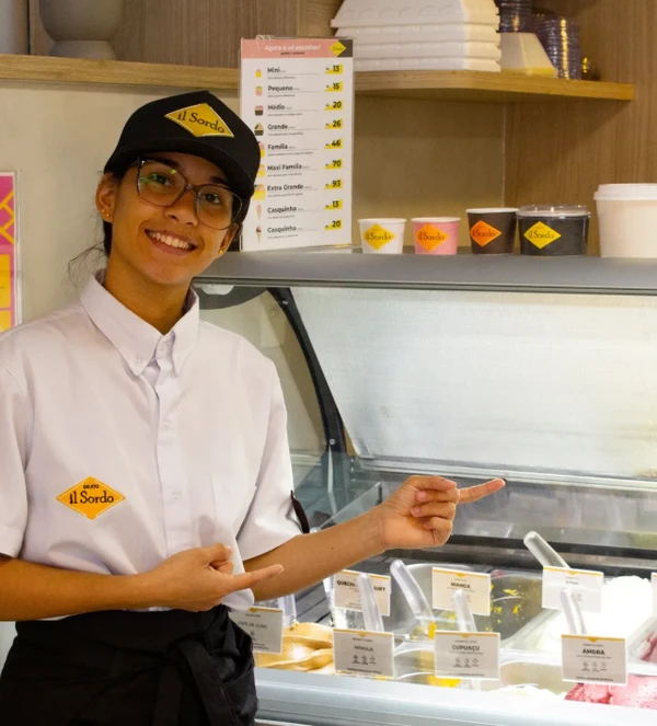Il Sordo Gelato no bairro da Barra, em Salvador por Divulgação 