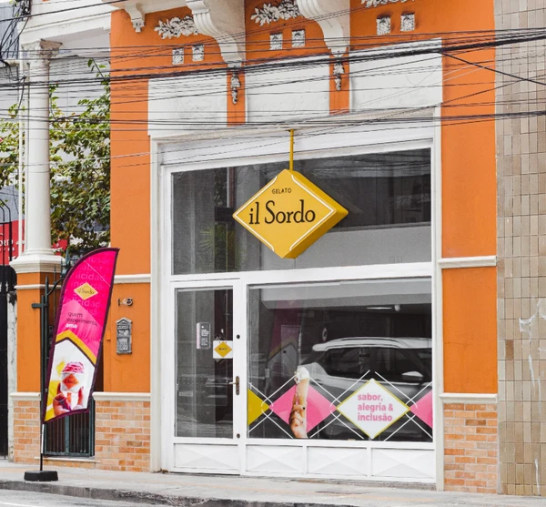 Il Sordo Gelato no bairro da Barra, em Salvador por Divulgação 