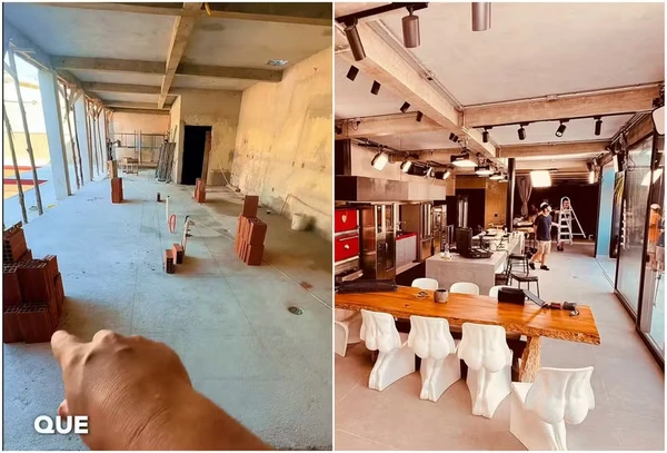 Piscina vermelha e área gourmet chamam atenção na cobertura luxuosa de André Marques no Rio por Reprodução