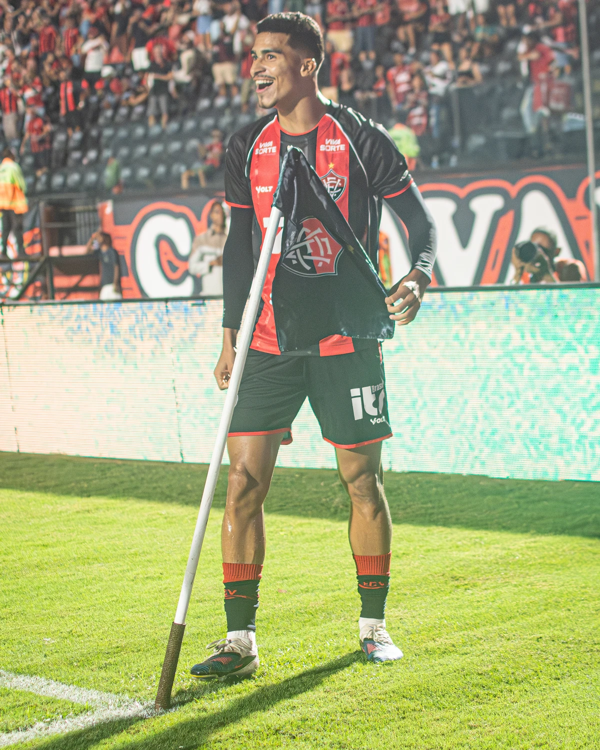 Renê em ação pelo Vitória por Victor Ferreira/ECV