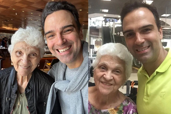 Tadeu Schmidt lamenta morte da mãe aos 92 anos