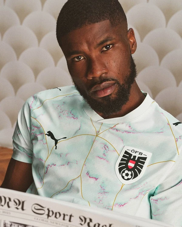 Uniforme da Áustria para Copa do Mundo 2026 por Divulgação