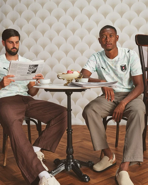 Uniforme da Áustria para Copa do Mundo 2026 por Divulgação