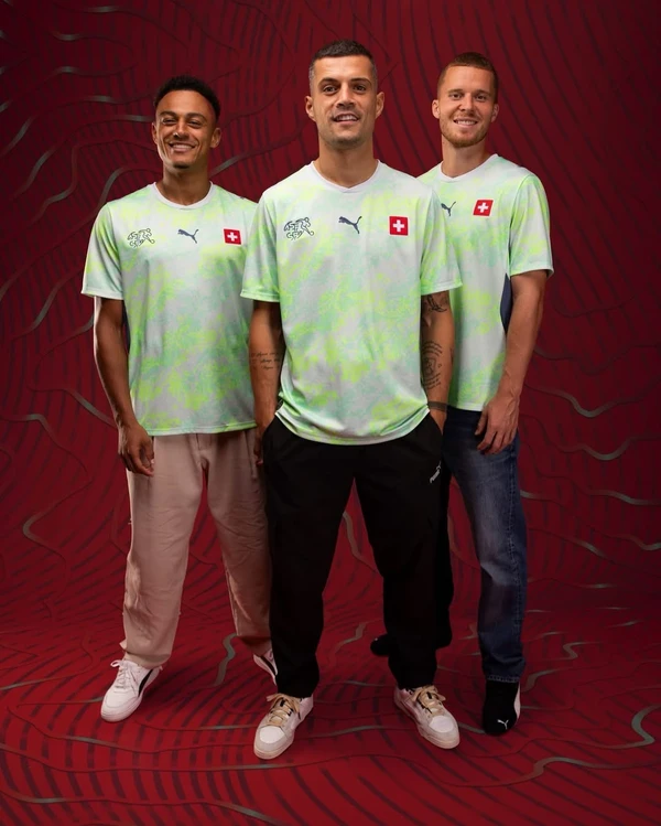 Uniforme da Suíça para Copa do Mundo 2026  por Divulgação