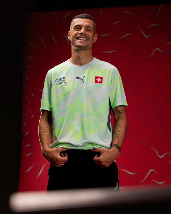 Uniforme da Suíça para Copa do Mundo 2026  por Divulgação