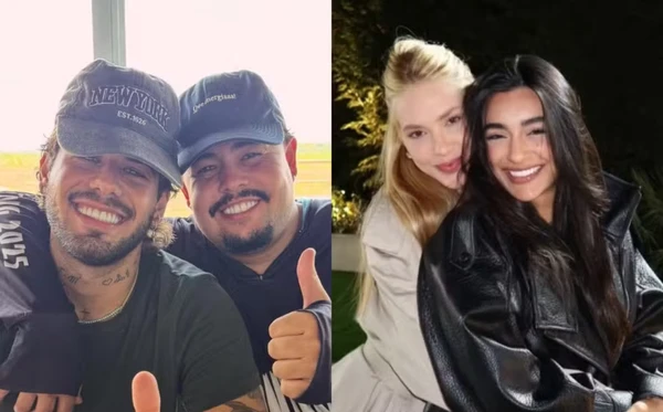 Zé Felipe e João Victor Cocá e Virginia Fonseca e Duda Freire