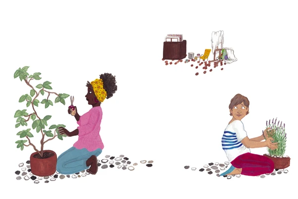 Roberta conta que convivência com sua avó, que mantinha um quintal cheio de plantas, inspirou obra por Divulgação
