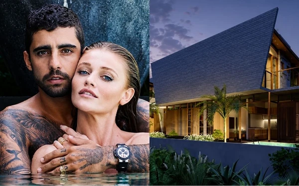 Casa de praia de Cintia Dicker e Pedro Scooby aposta em arquitetura sustentável na Bahia