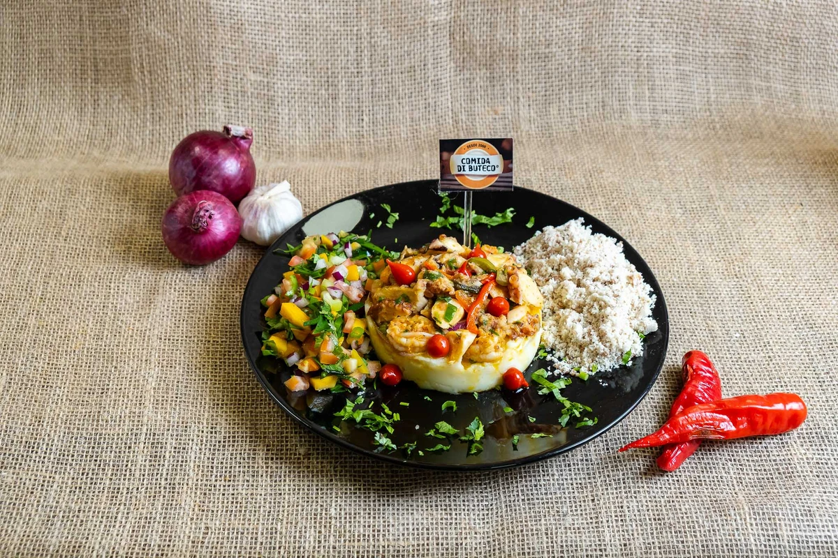 Delícias do Mar, do Biritódromo Bar de Praia por Reprodução/Comida di Buteco