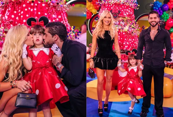 Festa de 5 anos de Maria Alice, filha de Virginia e Zé Felipe por Reprodução/Instagram