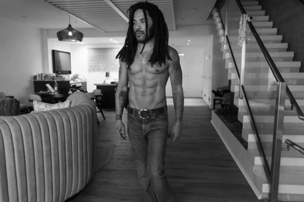 Foto de Lenny Kravitz repercutiu nas redes sociais