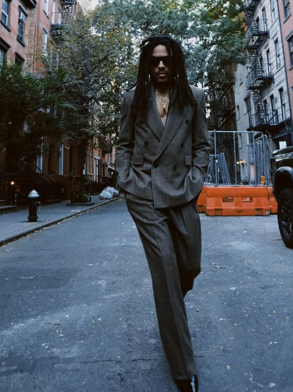 Cantor Lenny Kravitz por Reprodução | Instagram
