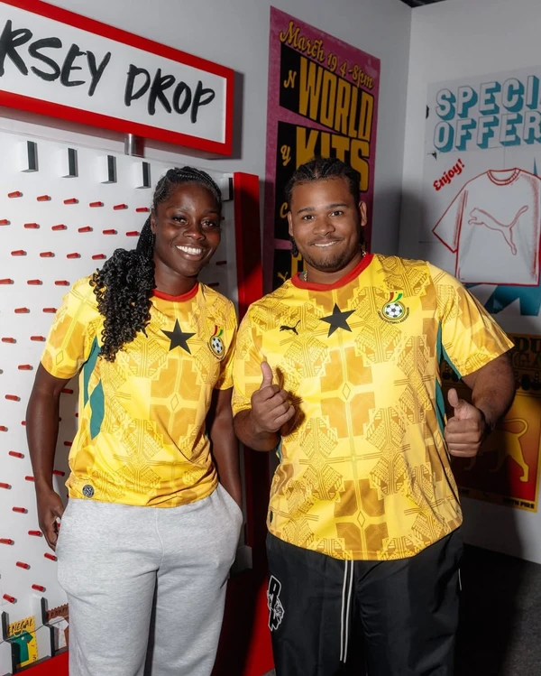 Uniforme de Gana para Copa do Mundo 2026 por Divulgação
