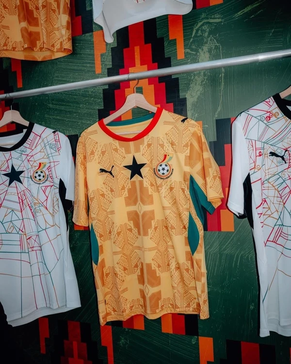 Uniforme de Gana para Copa do Mundo 2026 por Divulgação