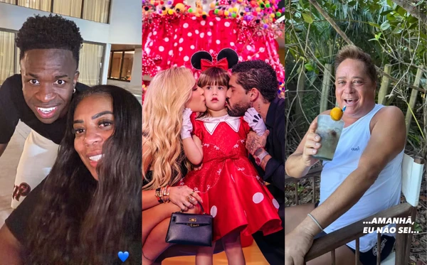 Vini Jr. e a mãe, Fernanda Cristina, foram ausência na festa de Maria Alice, assim como Leonardo