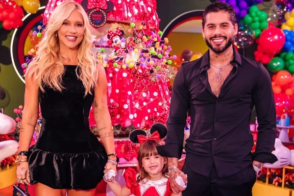 Virginia e Zé Felipe são pais de Maria Alice