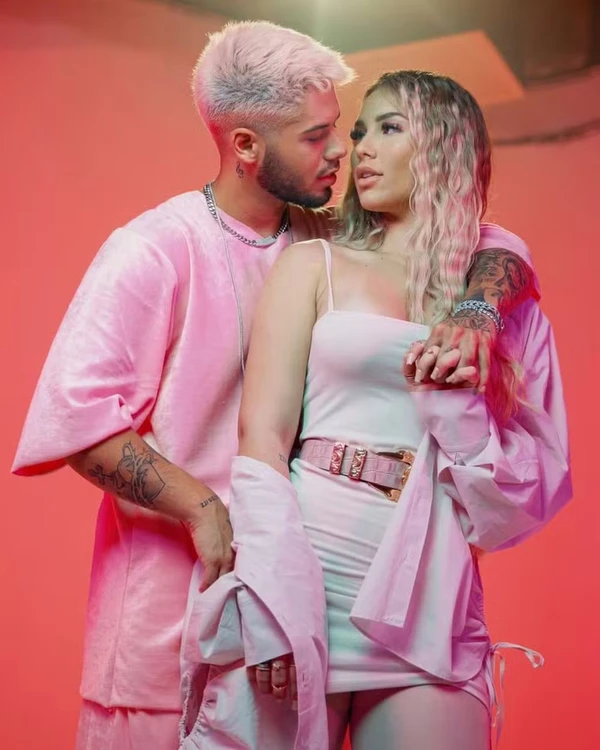 Virginia Fonseca e Zé Felipe no clipe de 'Só Tem Eu', em 2020, no início do namoro por Reprodução