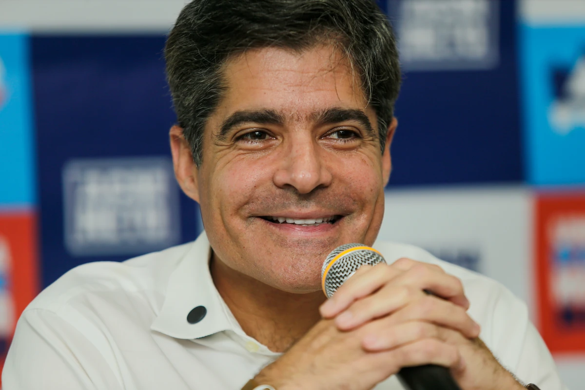 ACM Neto durante lançamento do programa 'Sua voz é nossa voz'
