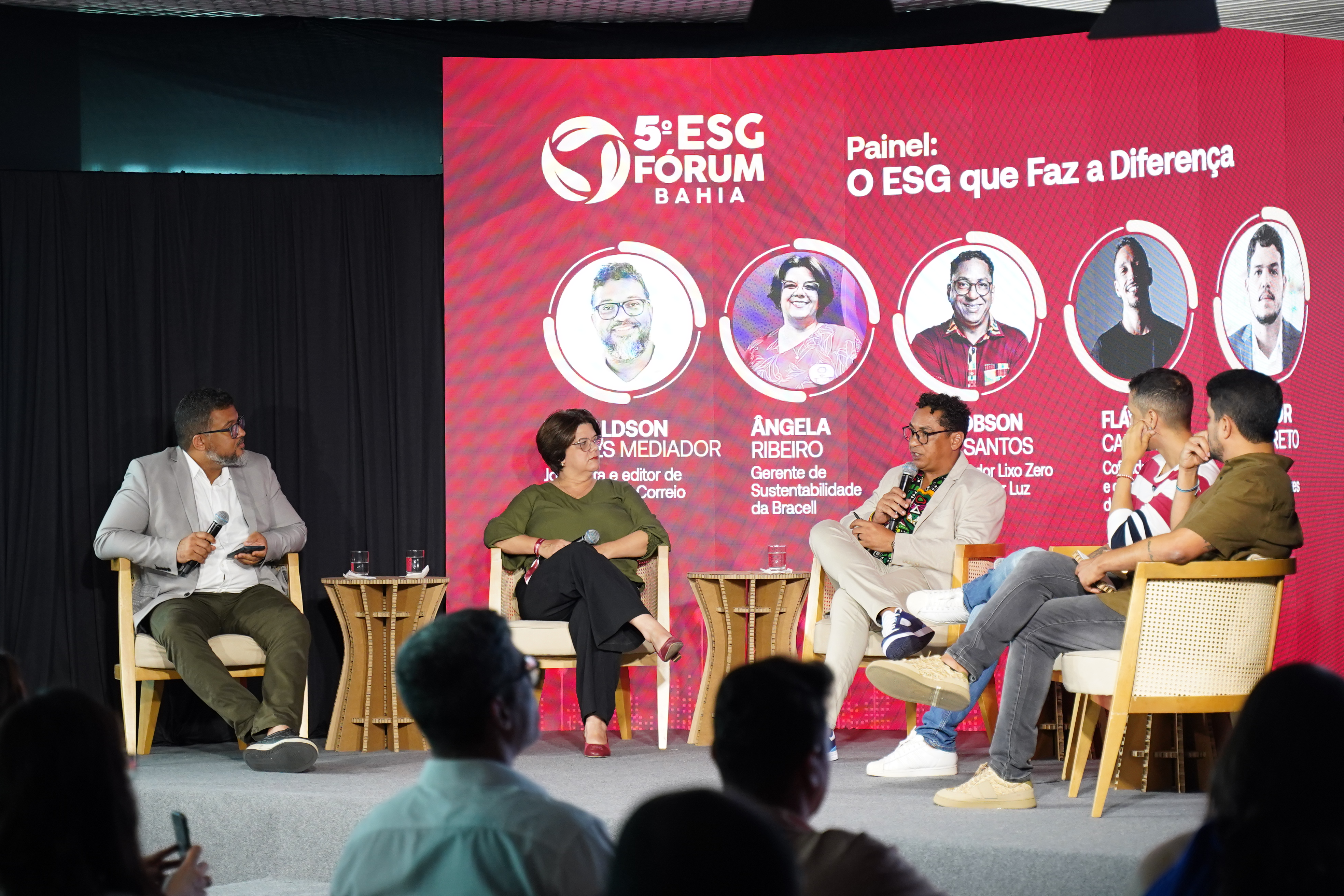 Donaldson Gomes, Ângela Ribeiro, Arnobson dos Santos, Flávio Cardozoe Victor Barreto por WALTER GUEDES