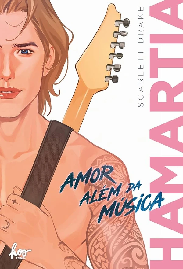 Hamartia: Amor além da música, de Scarlett Drake (Hoo). Raphael Scott tem tudo o que um astro do rock poderia desejar: sua banda acabou de ganhar um Grammy, seu novo álbum está em produção e seu casamento com uma atriz famosa está batendo à porta. Mas Raphael não para de pensar em Lee Jaehyun, uma estrela do K-pop que se tornou sua completa obsessão. Ele não entende bem de onde veio esse sentimento por Jae, mas não consegue tirá-lo de suas fantasias. Talvez uma única noite com o K-idol possa aliviar seus desejos proibidos e apagar o fogo de uma vez por todas.Jaehyun, por sua vez, sabe que Raphael vai partir seu coração. Afinal, um romance secreto com um rockstar (supostamente hétero) não tem como dar certo. Raphael logo vai se cansar dessa relação e vai voltar para a namorada, uma atriz maravilhosa e linda, e Jae vai levar um pé na bunda. De novo. Mas ele não se importa. Pelo menos por uma noite, Jae vai aceitar o que Raphael tem a oferecer: o sorriso charmoso, o coração brilhante e honesto, os beijos ávidos. Lançamento em 5 de junho.  por Reprodução