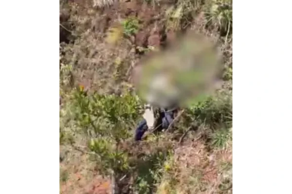 Homem sequestrou e arremessou ex-companheira de penhasco por Reprodução