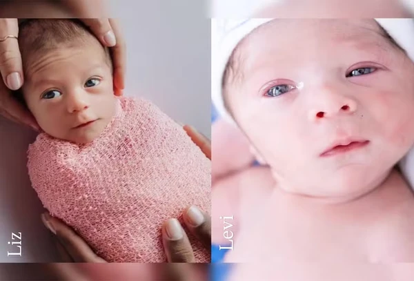 Lore Improta compara Liz e Levi, seus filhos com Léo Santana por Reprodução/Instagram