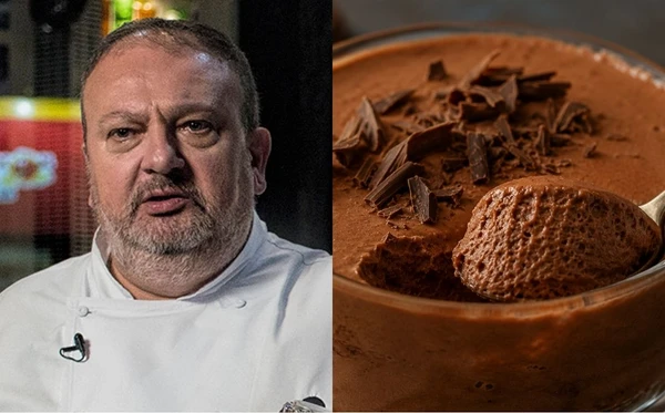 Mousse de chocolate de Érick Jacquin leva apenas quatro ingredientes