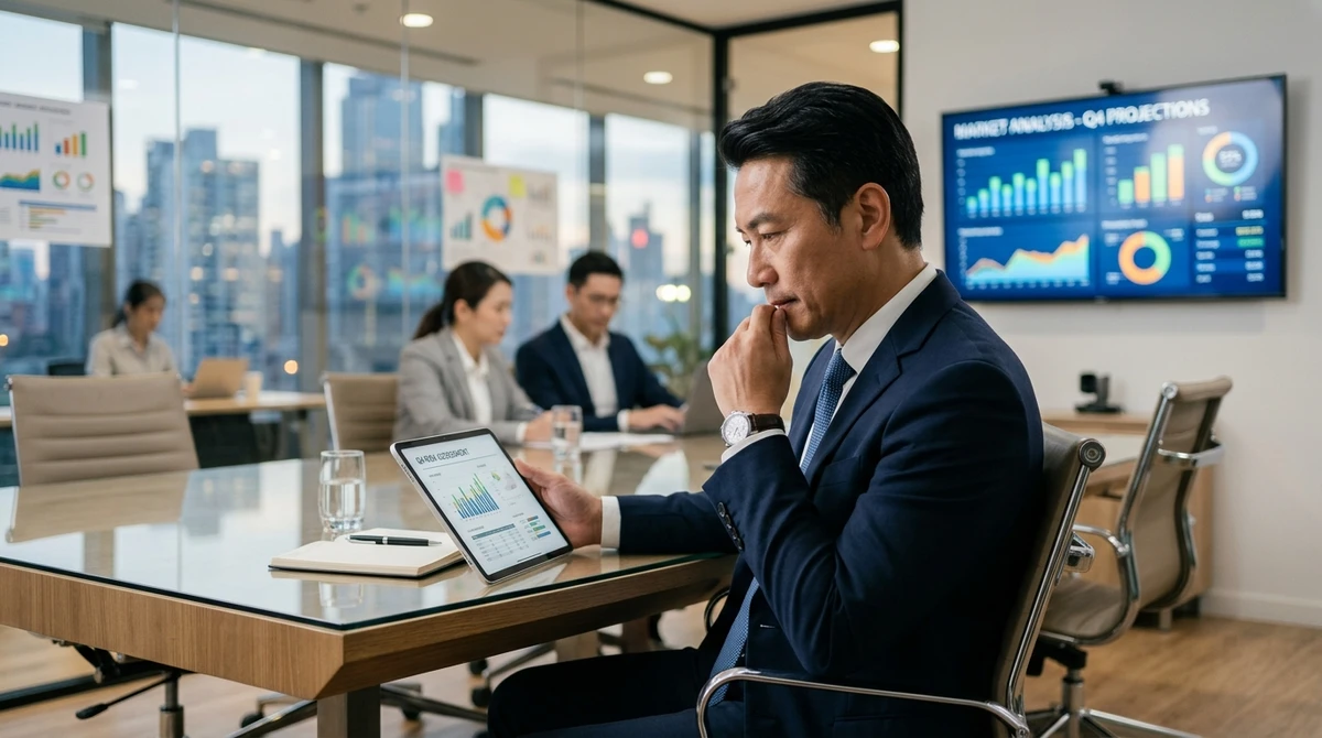 Red flag no trabalho de Libra: busca por consenso infinito - demorar para tomar uma decisão estratégica ou aprovar um layout por querer ouvir a opinião de absolutamente toda a equipe para garantir que todos fiquem satisfeitos por Imagem gerada por IA