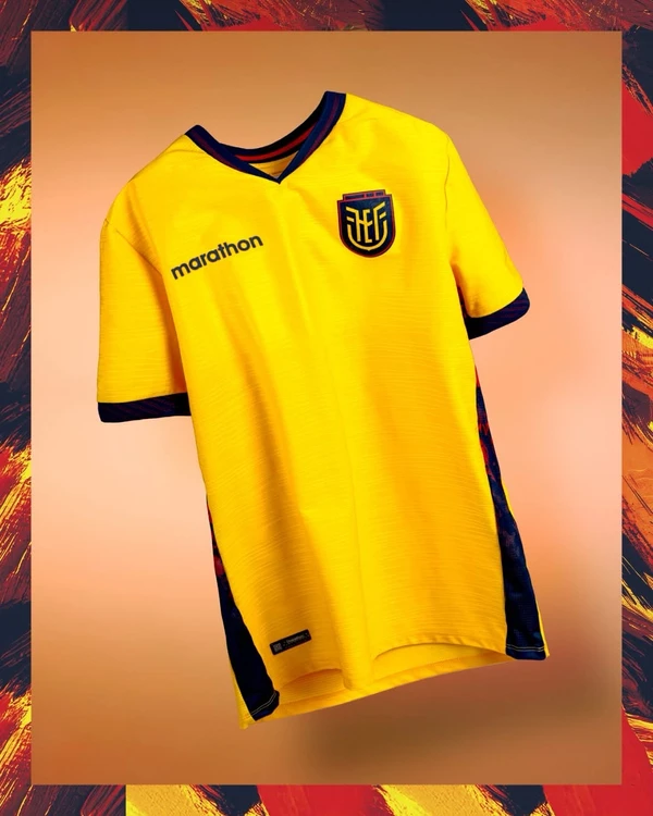 Uniforme do Equador para Copa do Mundo 2026 por Divulgação